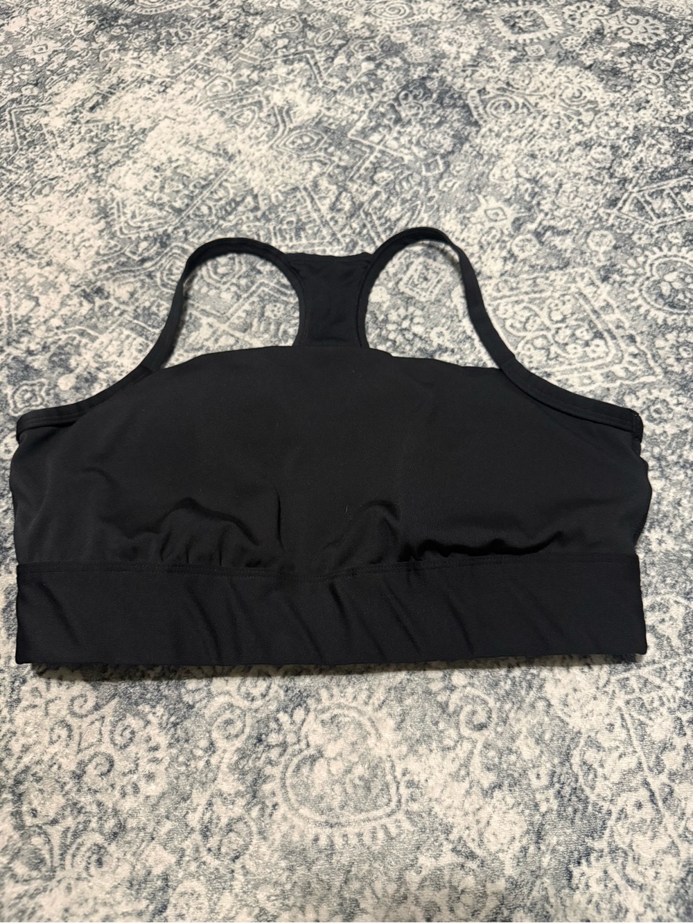 all in motion Black Racerback Sports Bra